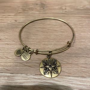 Alex and Ani Gold Compass Bracelet